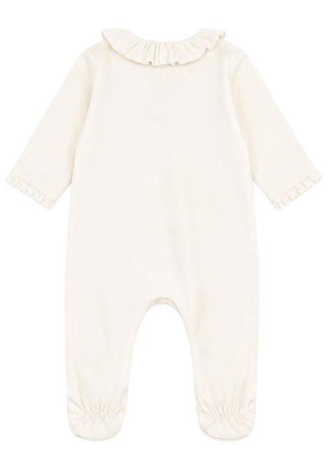 Tutina neonata bianca in cotone PAZ RODRIGUEZ | 39327/ANBIANCO
